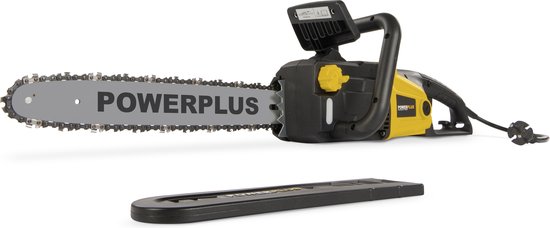 Powerplus POWXG1009 Elektrische kettingzaag - 2400W - Zwaardlengte 400mm - Automatische kettingsmering - Incl. 1x ketting en 1x zwaard van Powerplus
