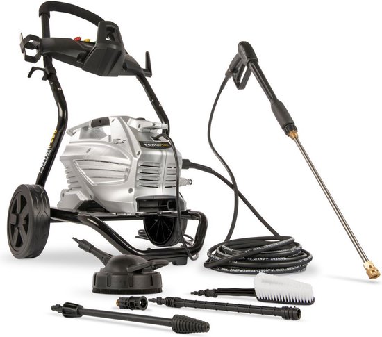 Powerplus POWXG90430 Hogedrukreiniger - 3100W - max. 190 bar - 660 l/h - Incl. 10m slang en accessoires. van Powerplus