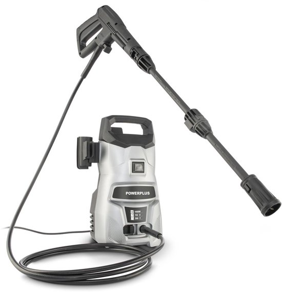 Powerplus - Yellow - POWXG90401 - Geborsteld - Hogedrukreiniger - 1400W van Powerplus