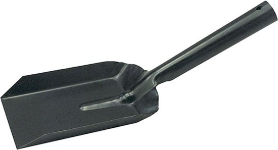 Practo Home - Kolenschep - Kolenschop - Schep Voor kolen - Zwart - Breedte 13 cm
