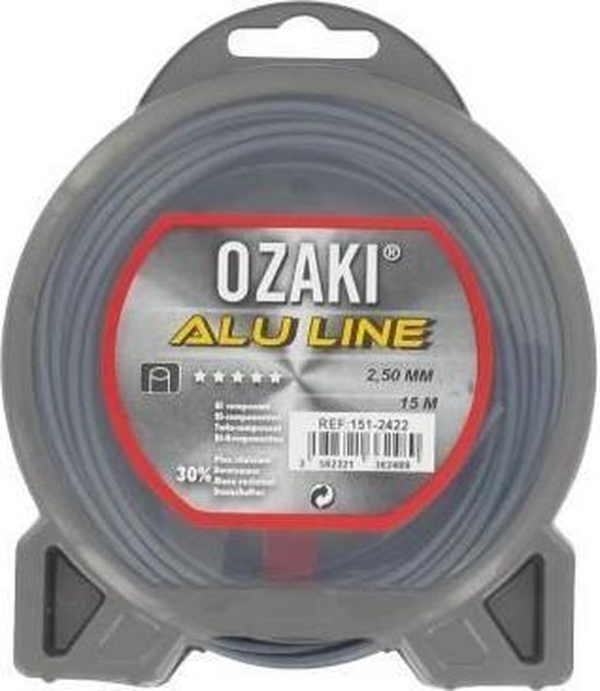 PRAKTISCHE TUIN Nylon OZAKI nylon lijn voor bosmaaier - � 2,5 mm - L 15 m van PRAKTISCHE TUIN