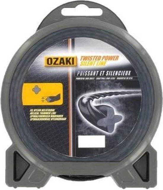 PRAKTISCHE TUIN OZAKI PREMIUM spiraalvormig nylon garen voor bosmaaier - Ø 3 mm - L 15 m van PRAKTISCHE TUIN
