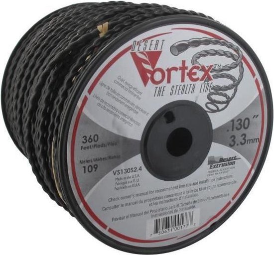 PRAKTISCHE TUIN Rol VORTEX copolymeer nylon draad voor bosmaaier - � 3,3 mm - L 109 m van PRAKTISCHE TUIN