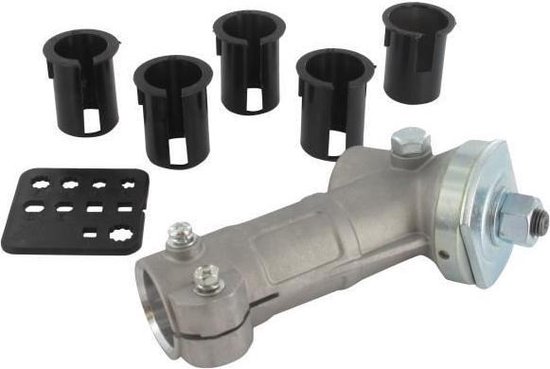 PRAKTISCHE TUIN Universele hoekretour voor bosmaaier tot 45cc + 5 adapters van PRAKTISCHE TUIN