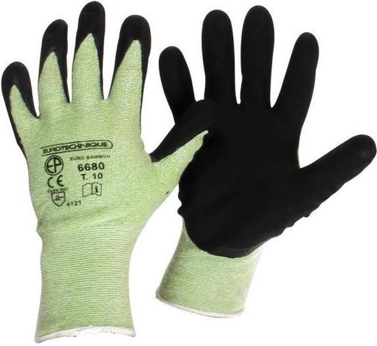 PRAKTISCHE TUIN Werkhandschoenen - Bamboe, Nylon en Spandex - Maat 10 / L van PRAKTISCHE TUIN