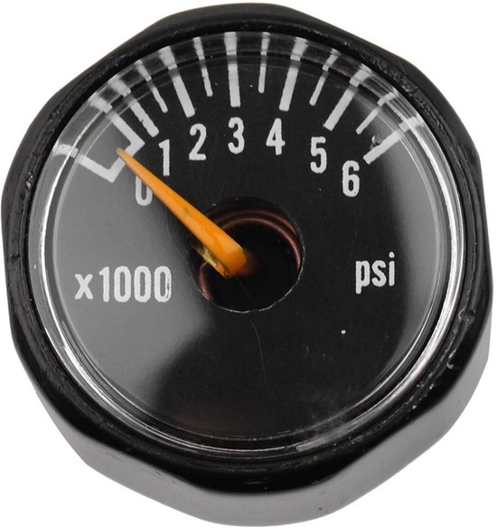 Precision Valve Mini Pressure Gauge 1/8NPT Carbon Dioxide Micro Pressure Gauge Accurate Air Pressure Monitoring - ShopVlot