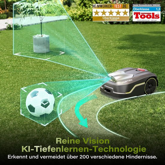 Premium AI Robotmaaier zonder Begrenzingskabel – Industrohome