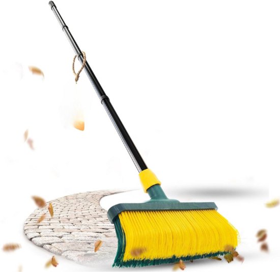 Premium Klauwbezem Met Steel 30 cm – Speciale Tuinbezem Met Gebogen Borstelharen, Ideaal Voor Kunstgras, Camping, Straatbezem En Krabben van TalenTools