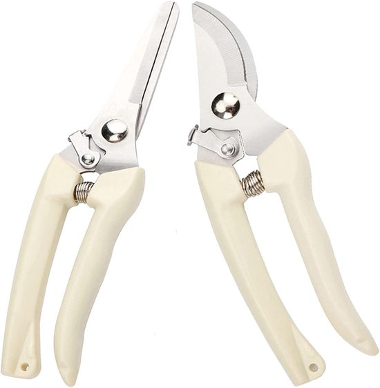 Premium Pruning Shears - Durable Garden Pruner - Roestvrij Lemmet & Ergonomisch Ontwerp - 2 Stuks - Tuin & Bonsai - Zwart van Merkloos	