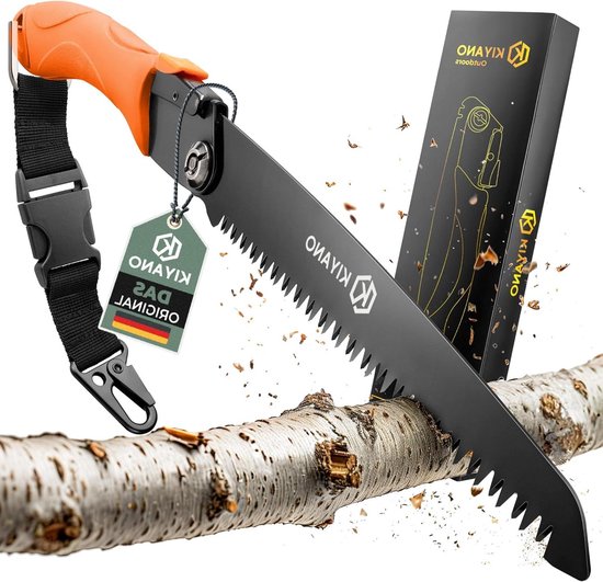 Premium vouwzaag - 210 mm - koolstofstaal SK5 - bushcraft outdoor survival - tuinierszaag garden saw hand van WILDMAN™