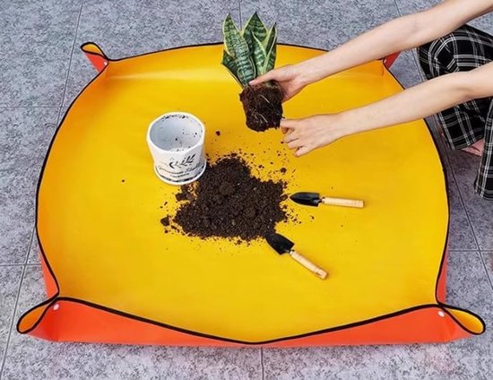 Premium waterdichte opvouwbare potmat - Medium Size voor binnenplanten, sukkulenten en thuis tuinieren