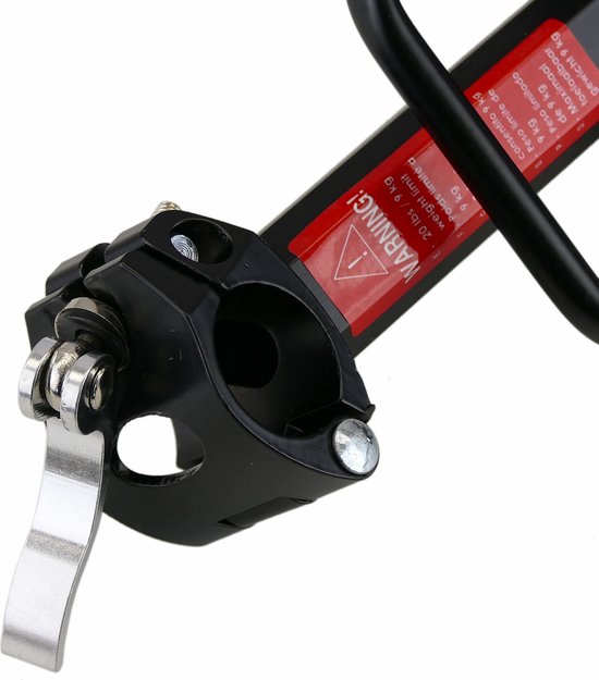 PrimeMatik - Achter metalen bagagerek fiets bevestigingsbuis 36x15cm van PrimeMatik