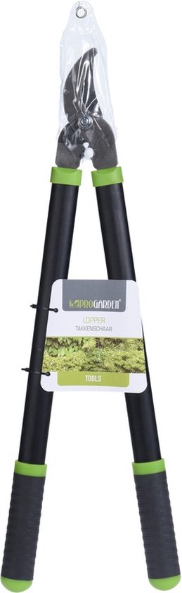 Pro Garden bypass snoeischaar - zwart - 60 cm - tuingereedschap - Tuinieren - Bomen/planten snoeien van Merkloos	