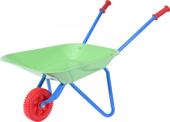 Pro Garden Kruiwagen 80 x 38 x 41 Cm - Staal Groen/blauw van Pro Garden