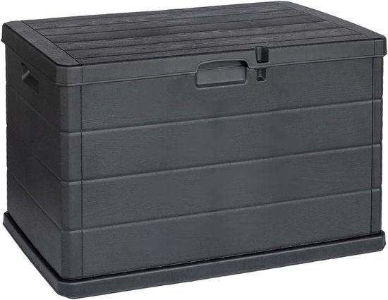 Pro Garden- Opbergbox Kussenbox - Tuinkist 170 liter - Grijs- 75 x 44 x 53 cm van Pro Garden
