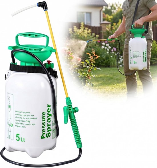 Pro Garden Plantensproeier Drukspuit - 5 Liter - Inclusief draagriem