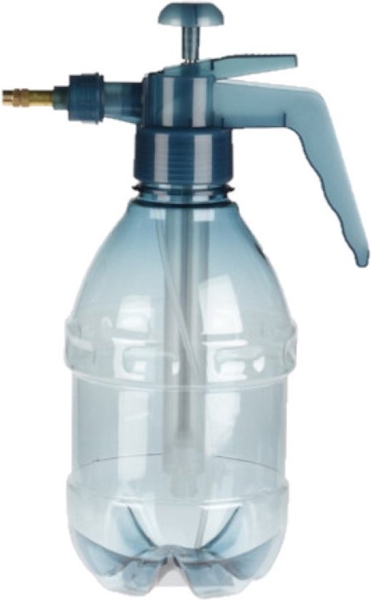 Pro Garden Plantenspuit met hoge druk sproeier - kunststof - 1.5 liter - blauw - Waterverstuivers
