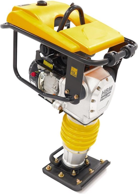 Professionele 6.5 PK Trilplaat, Vibratie Stamper Inclusief Wiel set en Motor Deksel van Pro