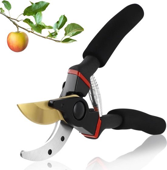 Professionele Bonsai-scharen en Tuinscharen, Snijdiameter 20 mm, Grote bypass-scharen voor planten, bloemen en takken (2)