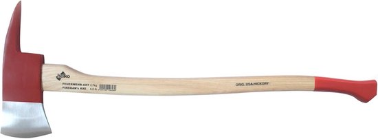 Professionele Brandweerbijl 3,6 kg met Hickory Steel - Internationale Noodhulp Bijl