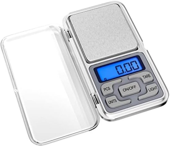 Professionele Digitale Keukenweegschaal 0,1g-500g -Precisie Weegschaal - Multifunctioneel met LED Display - en Tara Functie Mini Weegschaal voor Voedsel Sieraden Laboratorium Medicijnen Koffie - kleine weegschaal van Eono