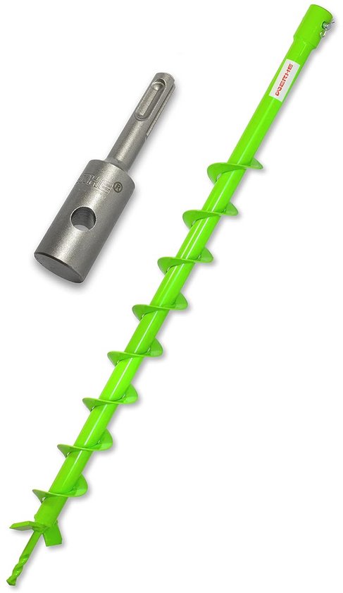 Professionele Grondboor 60 mm - Robuuste Boormachine met SDS Plus Adapter voor Precisie Boren van Merkloos	