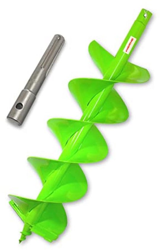 Professionele Grondboor met SDS Max-adapter – 200 mm Dubbele As en Versterkte Punt van Merkloos	