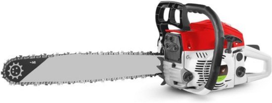 Professionele Kettingzaag – Benzine - Mcculloch – Automatisch Smeersysteem – 62CC – 508mm Snijdiameter – Rood van McCulloch