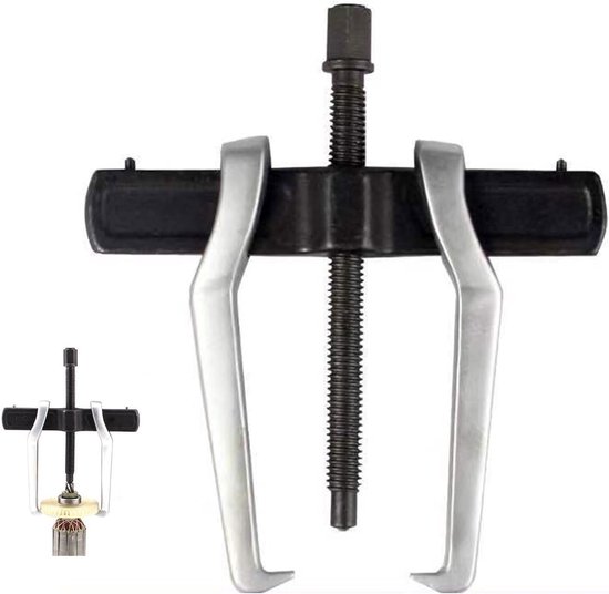 Professionele Lagerafnemer van Koolstofstaal, Verstelbare Dubbele Cymbalafnemer, Ideaal voor Lagerontmanteling en Mechanische Toepassingen - 10 cm