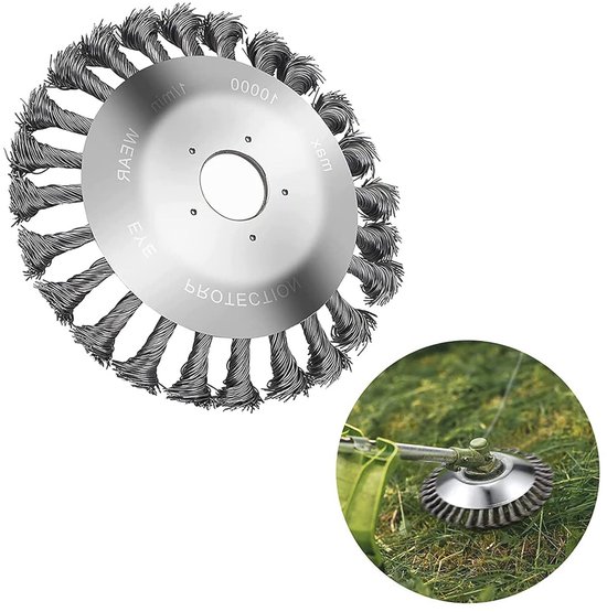 Professionele onkruidborstel van 15,2 cm voor grastrimmers - Effectieve onkruidverwijdering van WORX