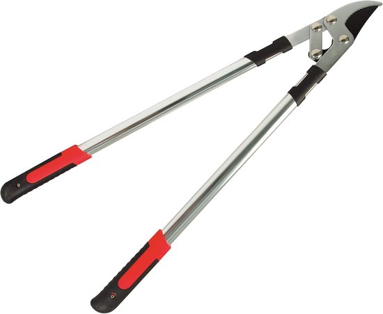 Professionele Snoeischaar - Takkenschaar Lange Handgreep - Takken Snoeien - Ergonomische Aluminium Handgreep - 80 cm 38 mm - Zilver van Merkloos	