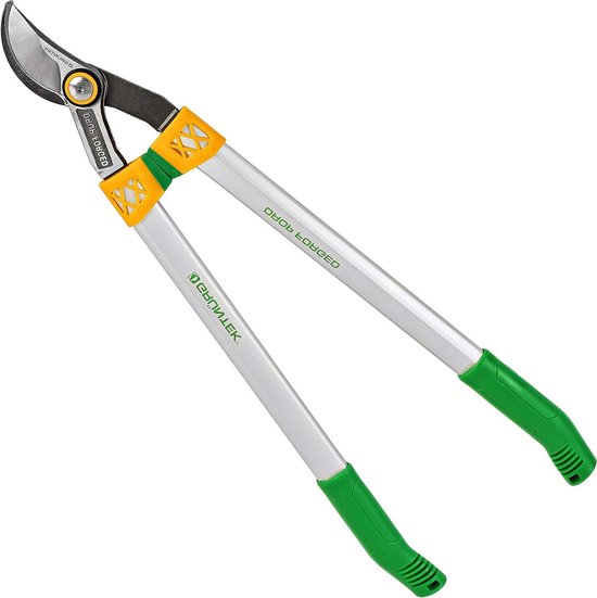 Professionele snoeischaar X-25 650 mm - scherpe bypass-snoeier met schokdempers - robuust tuingereedschap van Merkloos	