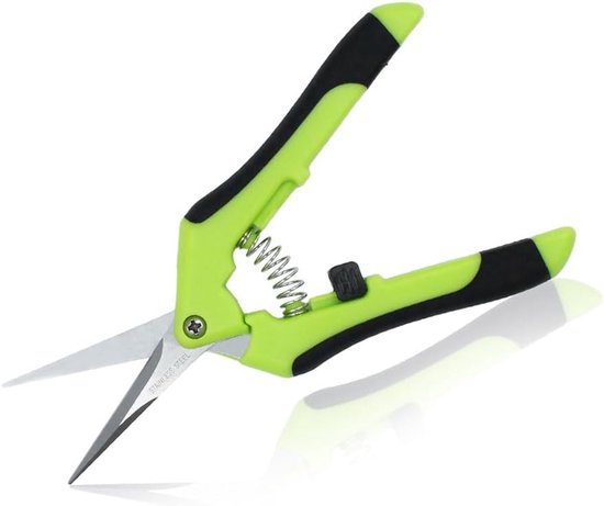 Professionele snoeischaren - roestvrij staal - snoeischaren voor de tuin - handscharen - bonsai scharen - oogstscharen - plantenscharen - bloemen scharen van Merkloos	