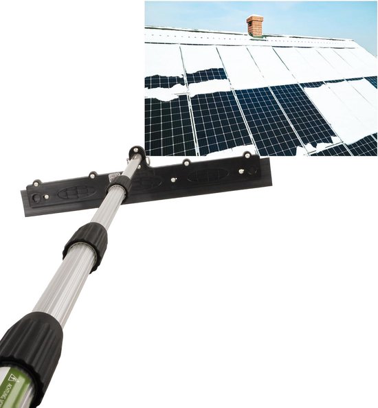 Professionele Telescoopstang 6 Meter Inclusief Grip Protector en Sneeuwschuiver van Merkloos	