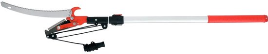 Professionele Telescopische Rups-Takkenschaar met Boomzaag – Bereik tot 3,5 Meter – Takken tot Ø 35 mm – SK5 & 65 Mn Staal