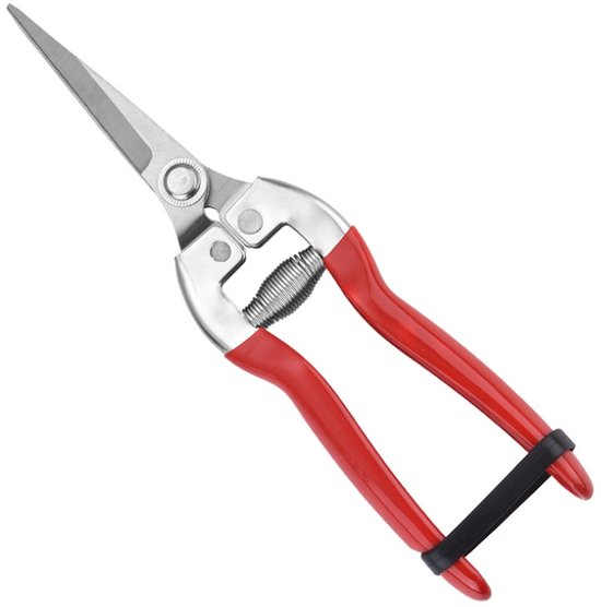 Professionele Tuinschaar Rood - Secateurs voor Pruning, Bloemen en Takken, Roestvrij Staal, Ergonomisch en Veilig
