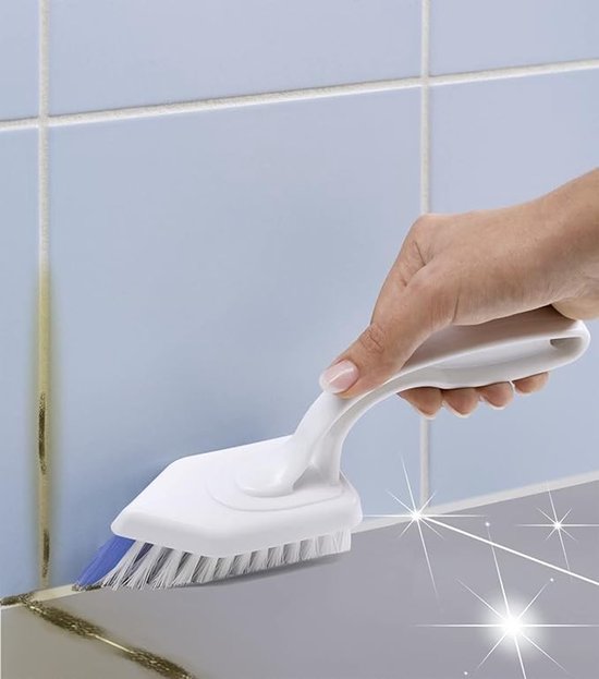 Professionele voegenborstel met comfortgreep voor grondige reiniging van Merkloos	
