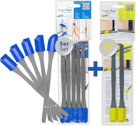 Professionele Voegentrekker Set - 5 Stuks + Small - Perfect voor Strakke Voegen - Innovatieve Ontwerpen voor Elke Maat - Made in Germany van Merkloos	