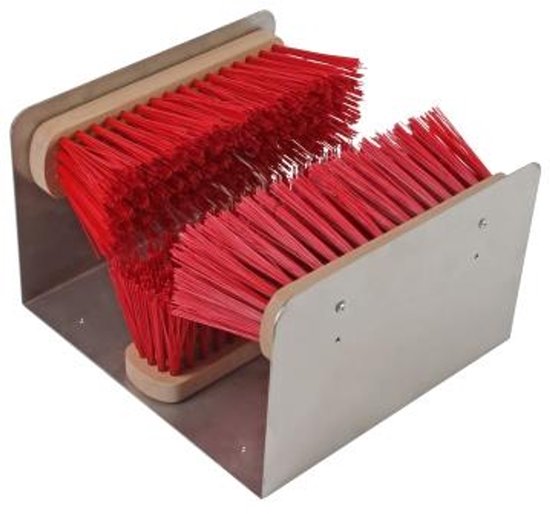 Professionele voetenveger - Schoenborstel - Laarzenborstel- Laarzenknecht - 3 borstels - Nylon - Hoogwaardige kwaliteit van Merkloos	