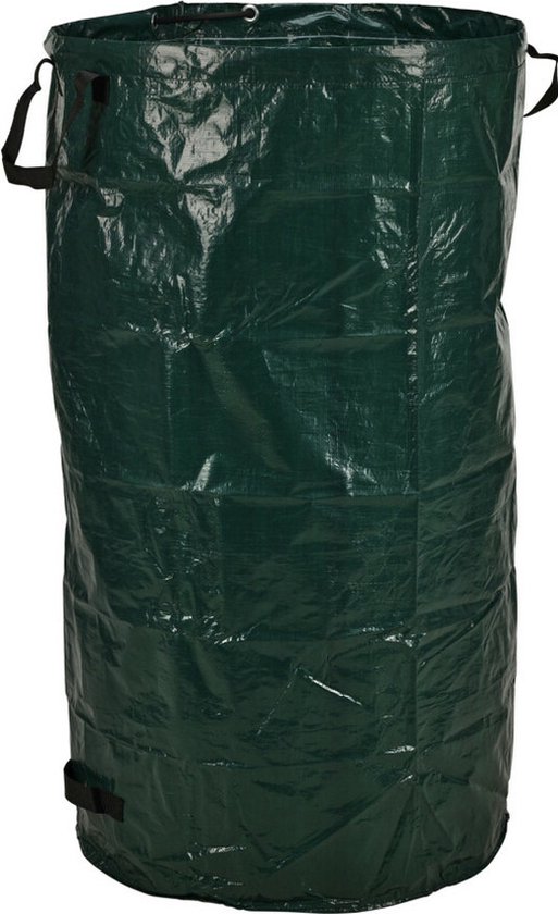 Progarden Tuinafvalzak - opvouwbaar - rond - antraciet - 238 liter - bladeren opruimen van ProGarden
