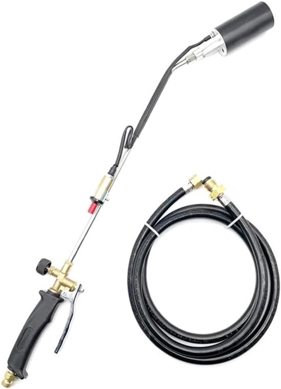Propaan Torch Brander - Onkruidbrander Tuinbrander - Onkruid Verwijderen - Draagbaar Ontwerp - 1 Stuks - Zilver