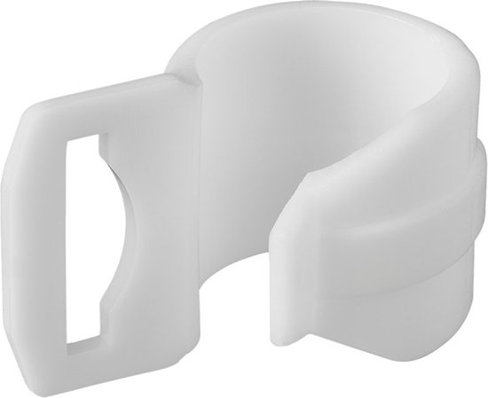 ProPlus Tentclip met sleuf - Kunststof - Voor buizen Ø 20-25 mm - Wit van ProPlus