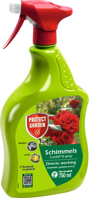 Protect Garden Curalia N Spray, 750ml - Schimmel Bestrijdingsmiddel - Voor Sierplanten, Groenten en Fruit - Voorkomt en Geneest - Schimmelspoor Bestrijding - Klaar Voor Gebruik van Merkloos	