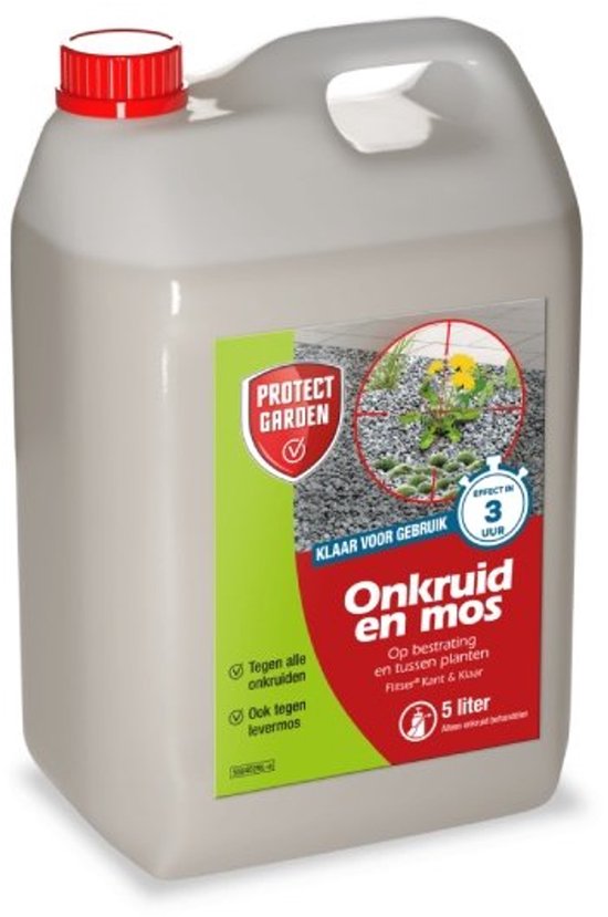 Protect Garden Flitser onkruidmiddel Kant & Klaar (5000 ml) - Krachtige Onkruidverdelger - Met gratis cheatsheet