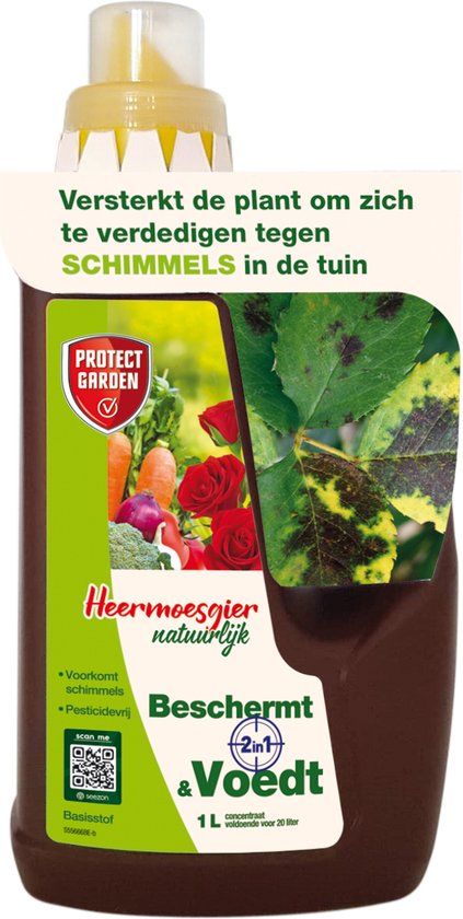Protect Garden Heermoesgier - 1 L - Voor alle soorten Teelten - 100% Plantaardig - Voor Schimmelgevoelige Gewassen van Merkloos	
