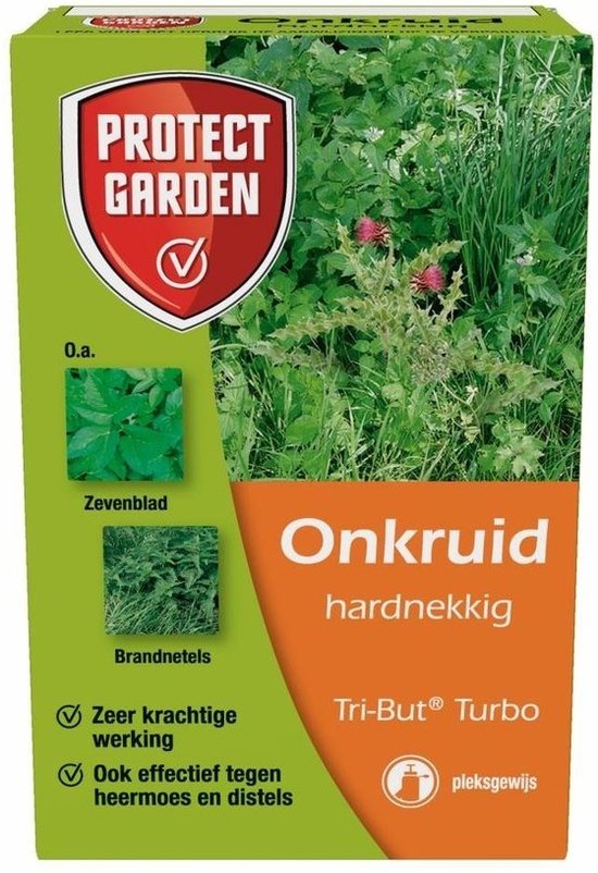 Protect Garden Tri-But Turbo Onkruid Bestrijdingsmiddel - 100 ml - Onkruidverdelger tegen Hardnekkige Onkruiden van Merkloos	