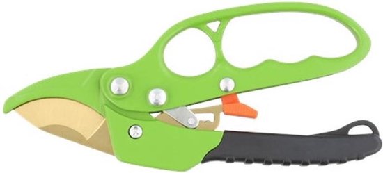 Pruner - Snoeischaar - extra power - Rozen. Bloemen. Takken. Tuin schaar. knijpt een bezemsteel in twee stukken. van Merkloos	