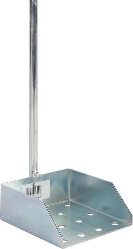Putschep verzinkt met metalen steel 116 cm - vierkant model - tuin accessoires van AVR