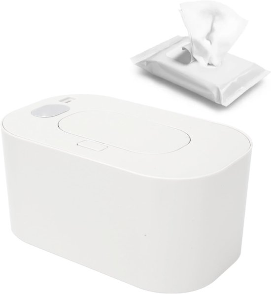 Qcwwy Moistened Towel Warmer, Energy Saving Constant Temperature, Moistened Wipes, ABS for Toilet (White) van Merkloos	