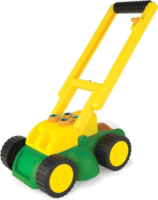 QIN® Grasmaaier Speelgoed - Kruiwagen Speelgoed - Grasmaaier Kinderen -Geel/ Groen - 38cm x 16cm x 20cm